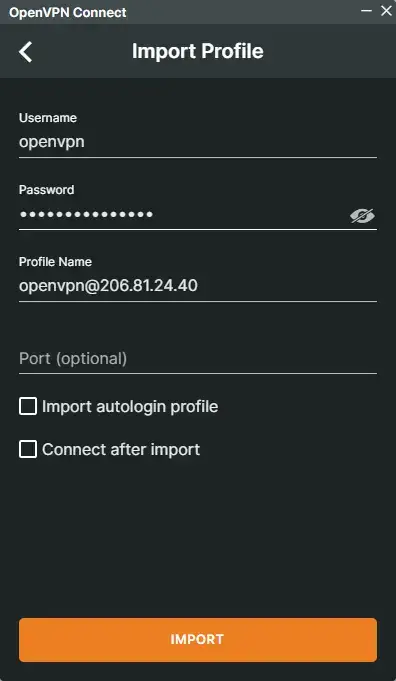 OpenVPN Connect uygulaması yapılandırma yönergesi-2
